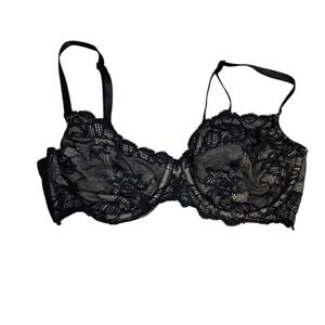 CALVIN‎ KLEIN Black Lace Bra 36B